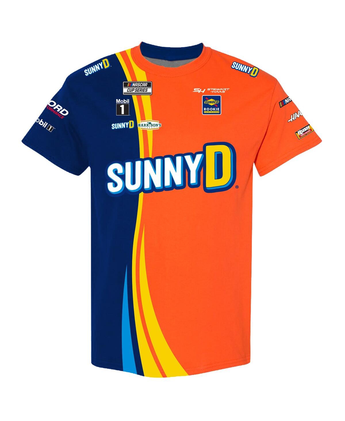 Stewart-Haas Racing Team Collection Men'sBlue Josh Berry SunnyD Uniform T-Shirt - Orange, Blue
