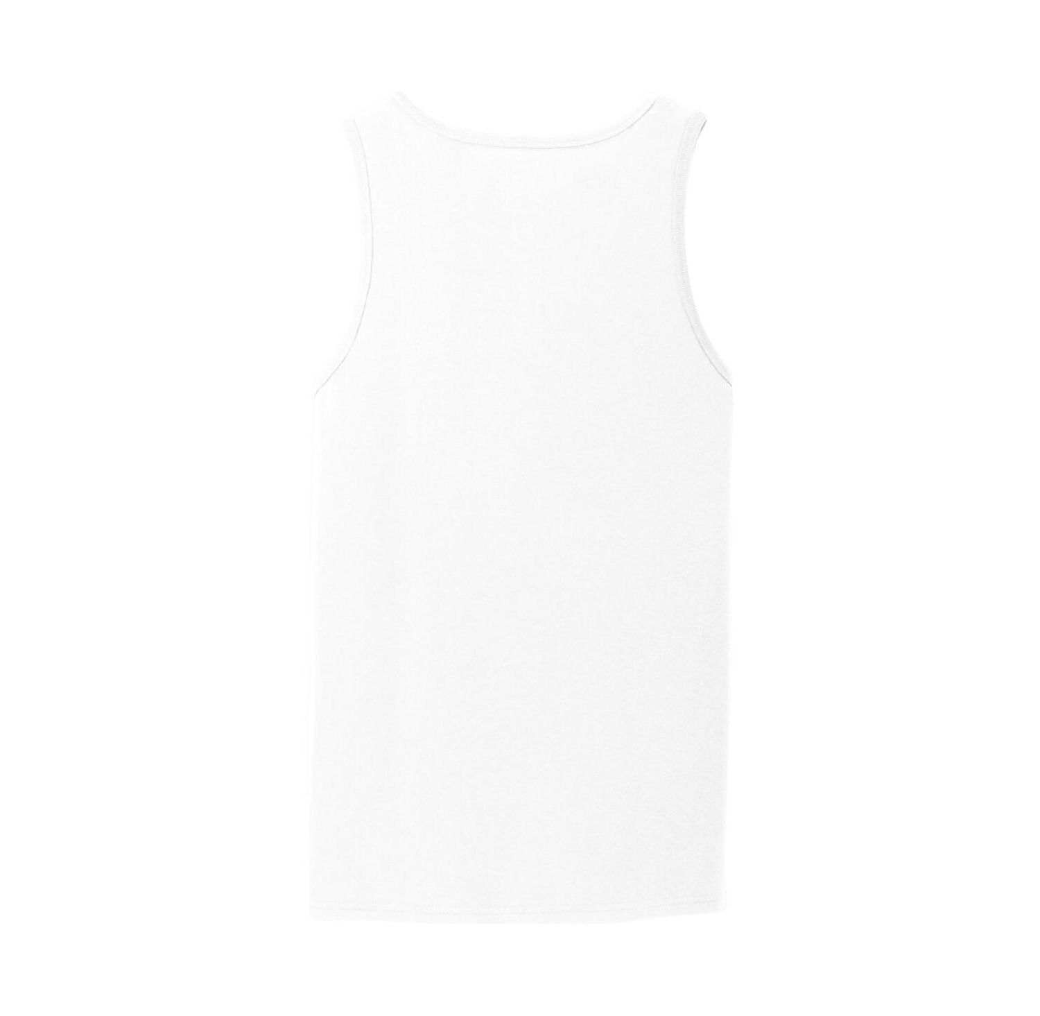Men's White NASCAR YAAASCAR Pride Tank Top