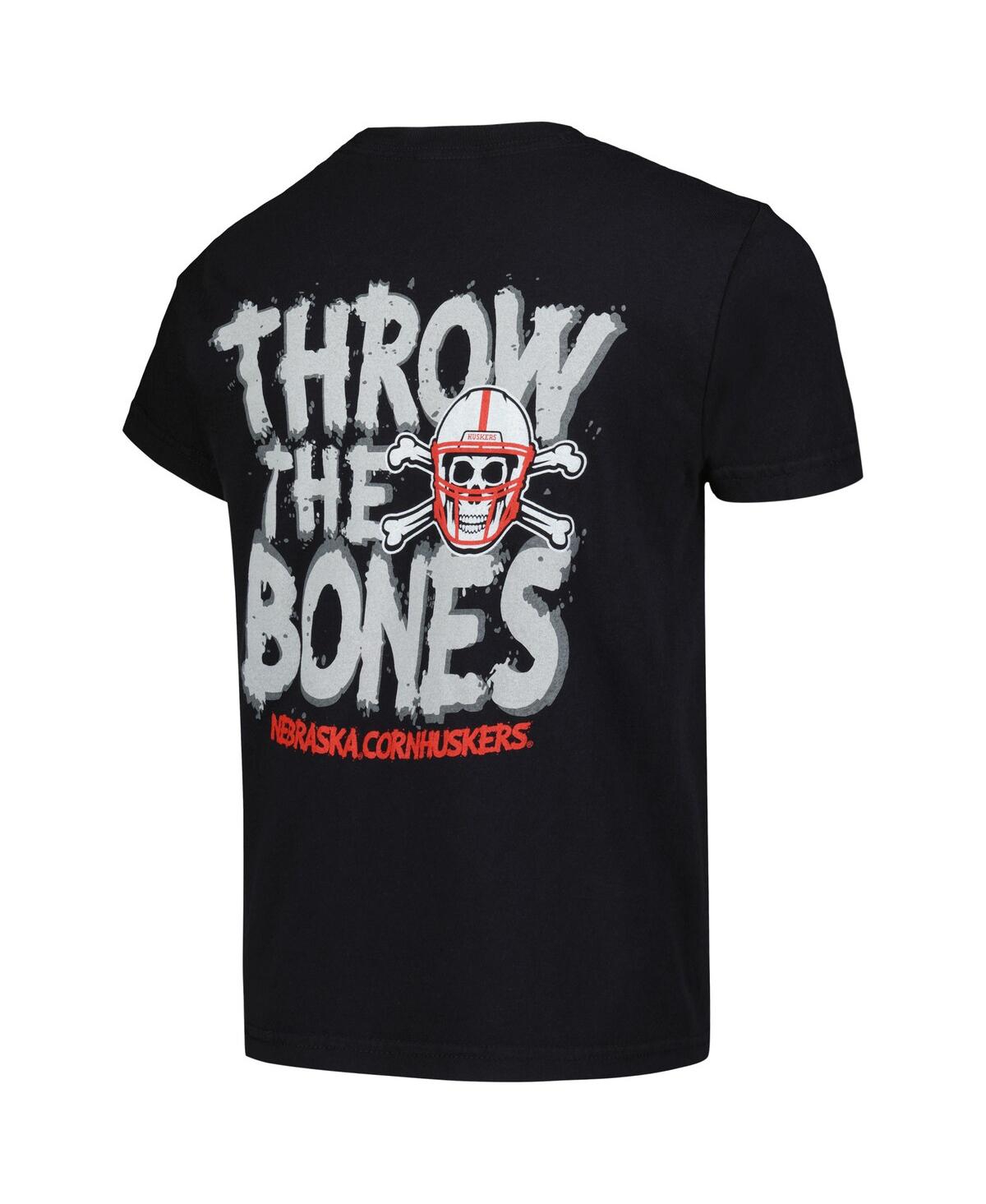Shop Image One Big Boys And Girls Black Nebraska Huskers Hyperlocal Comfort Colors T-shirt