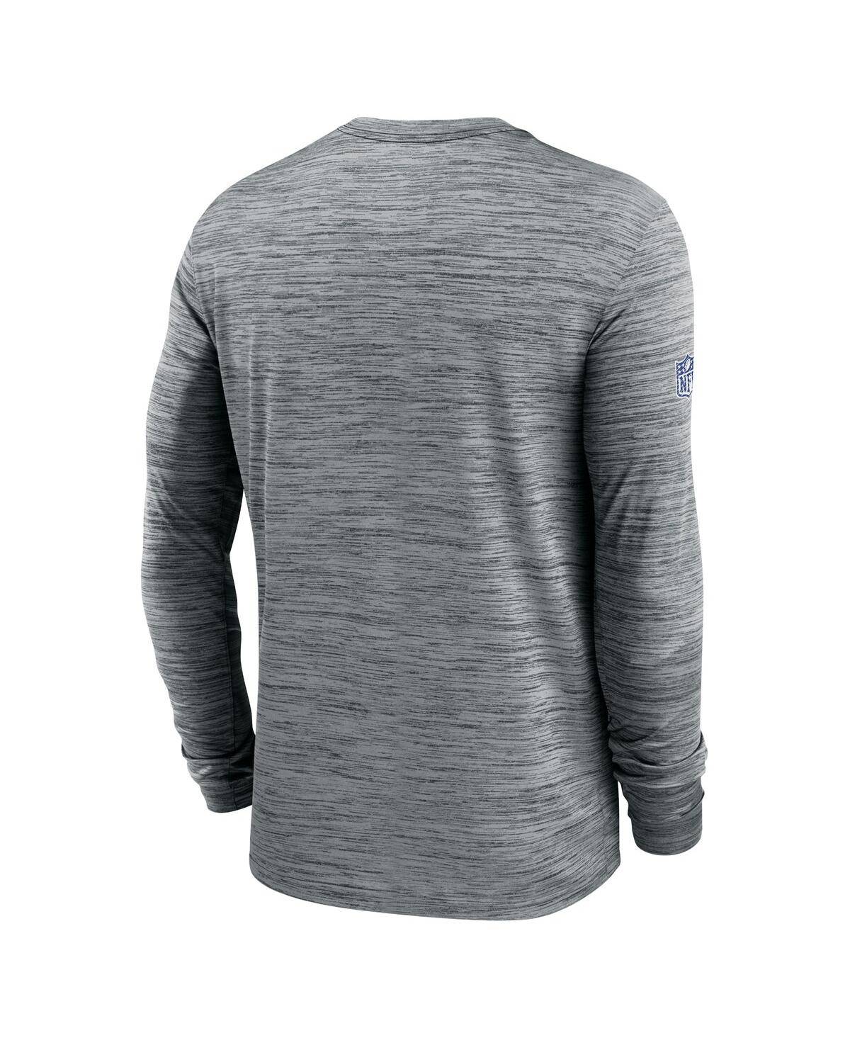 Nike Men's Gray Buffalo Bills 2024 Sideline Velocity Performance Long Sleeve T-shirt In Gray