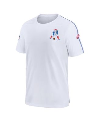 Men's White New England Patriots Sideline Alternate Logo Coach Performance Top