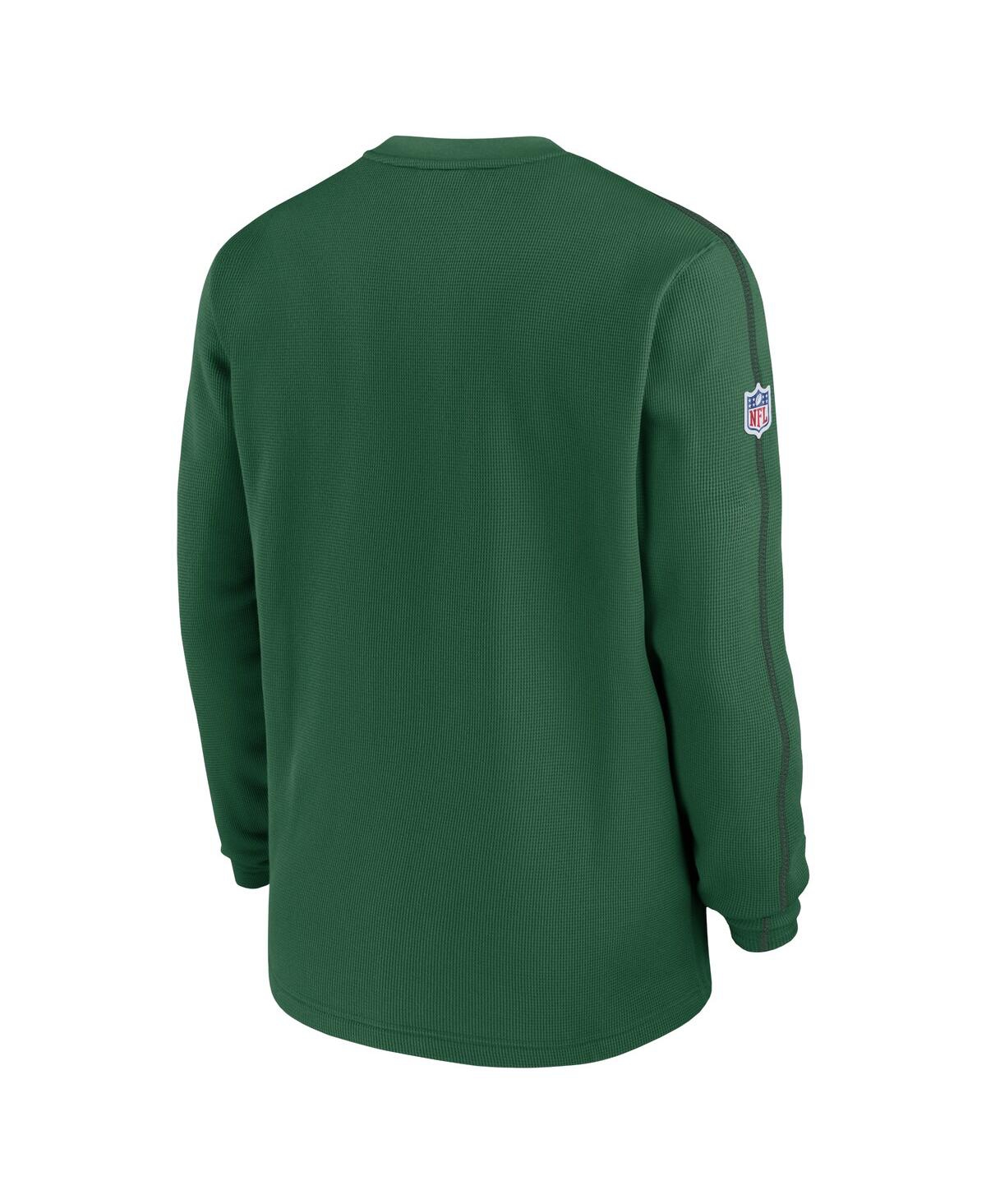 Nike Men'sNew York Jets Alternate Logo Coach Long Sleeve Top - Green