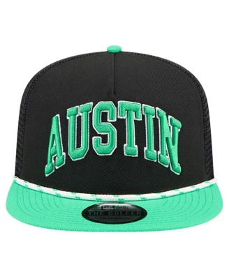 Men's Black Austin FC Throwback Golfer Snapback Hat
