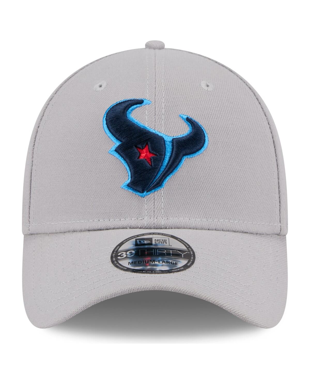 New Era Men'sHouston Texans Standard 39THIRTY Flex Hat - Gray