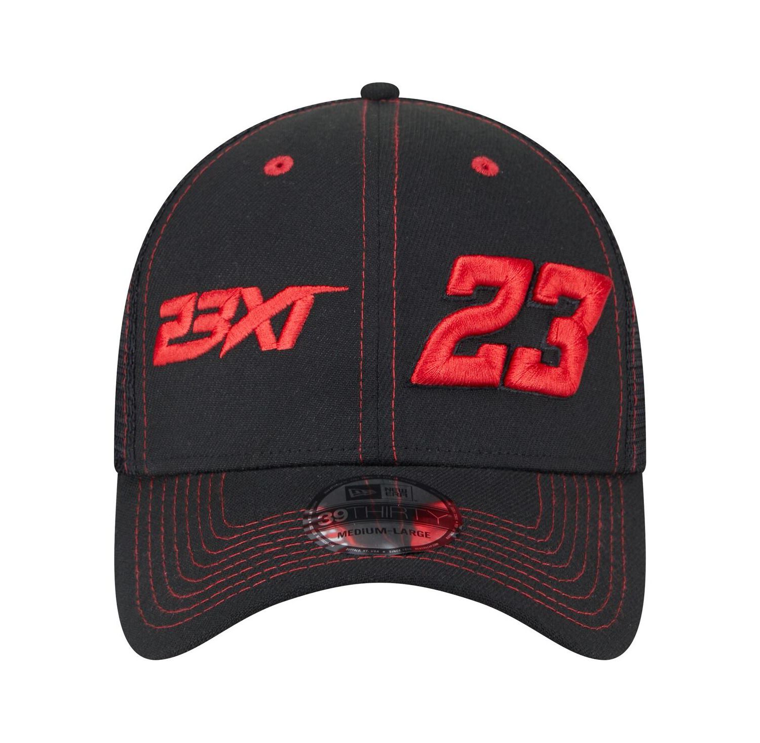 Men's Black Bubba Wallace Driver 39THIRTY Trucker Fitted Hat