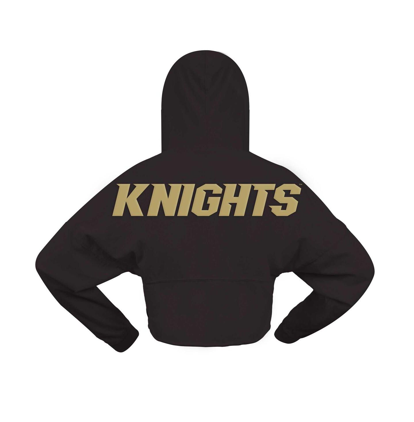 Женское худи Spirit Jersey Black UCF Knights Oversized Cropped Pullover — фото 3