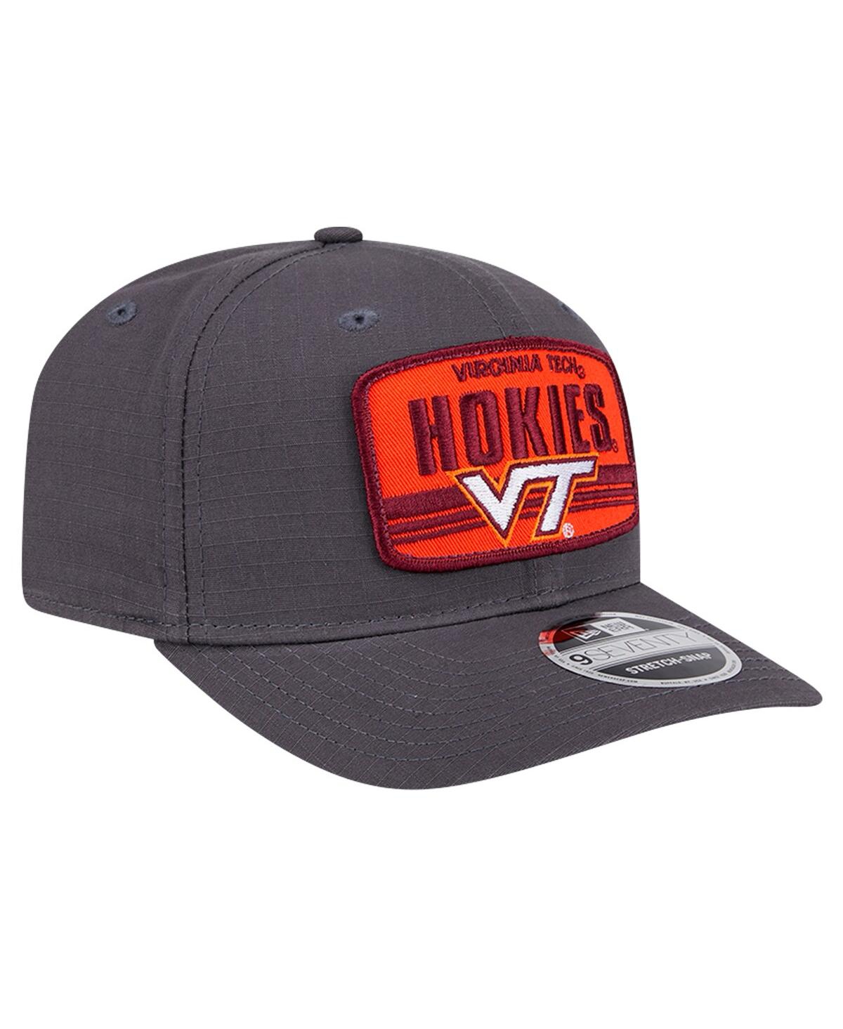 New Era Men'sVirginia Tech Hokies Team Elevated 9SEVENTY Adjustable Hat - Charcoal