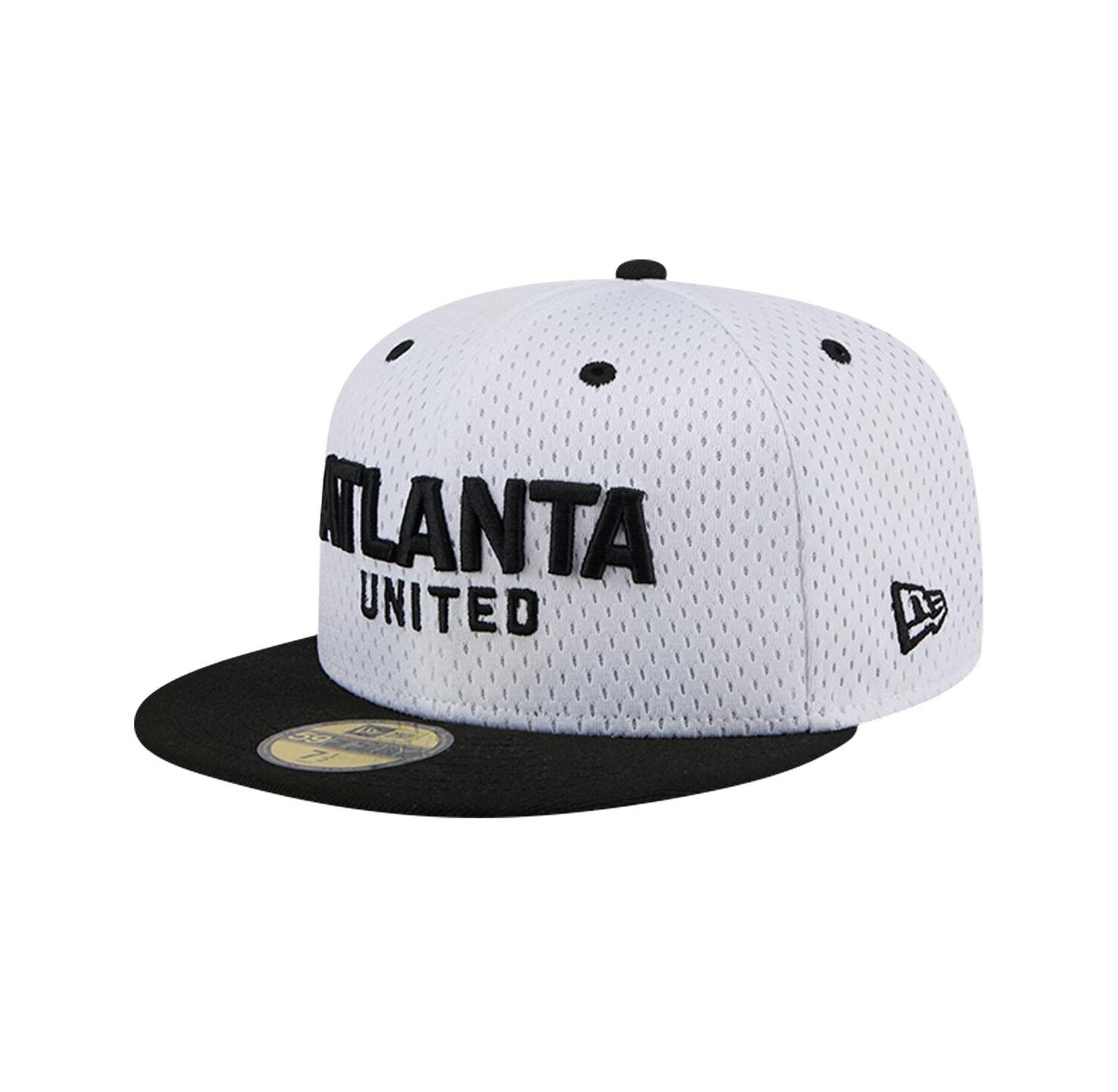 Men's White Atlanta United FC Throwback Mesh 59FIFTY Fitted Hat