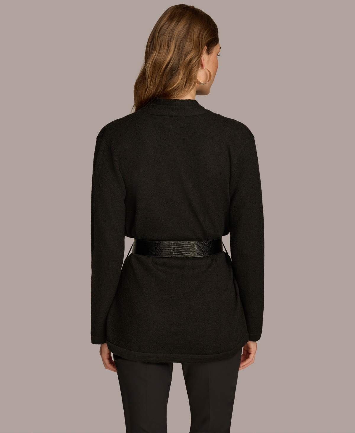 Donna Karan New York Women's Belted Cardigan