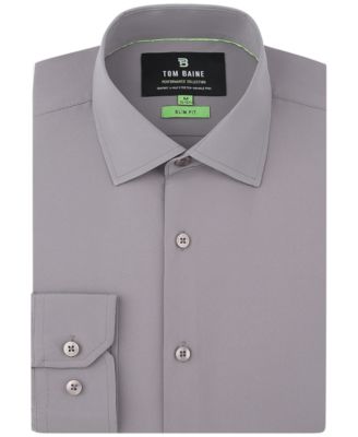 Men's Performance Stretch Solid Button Down Shirt
