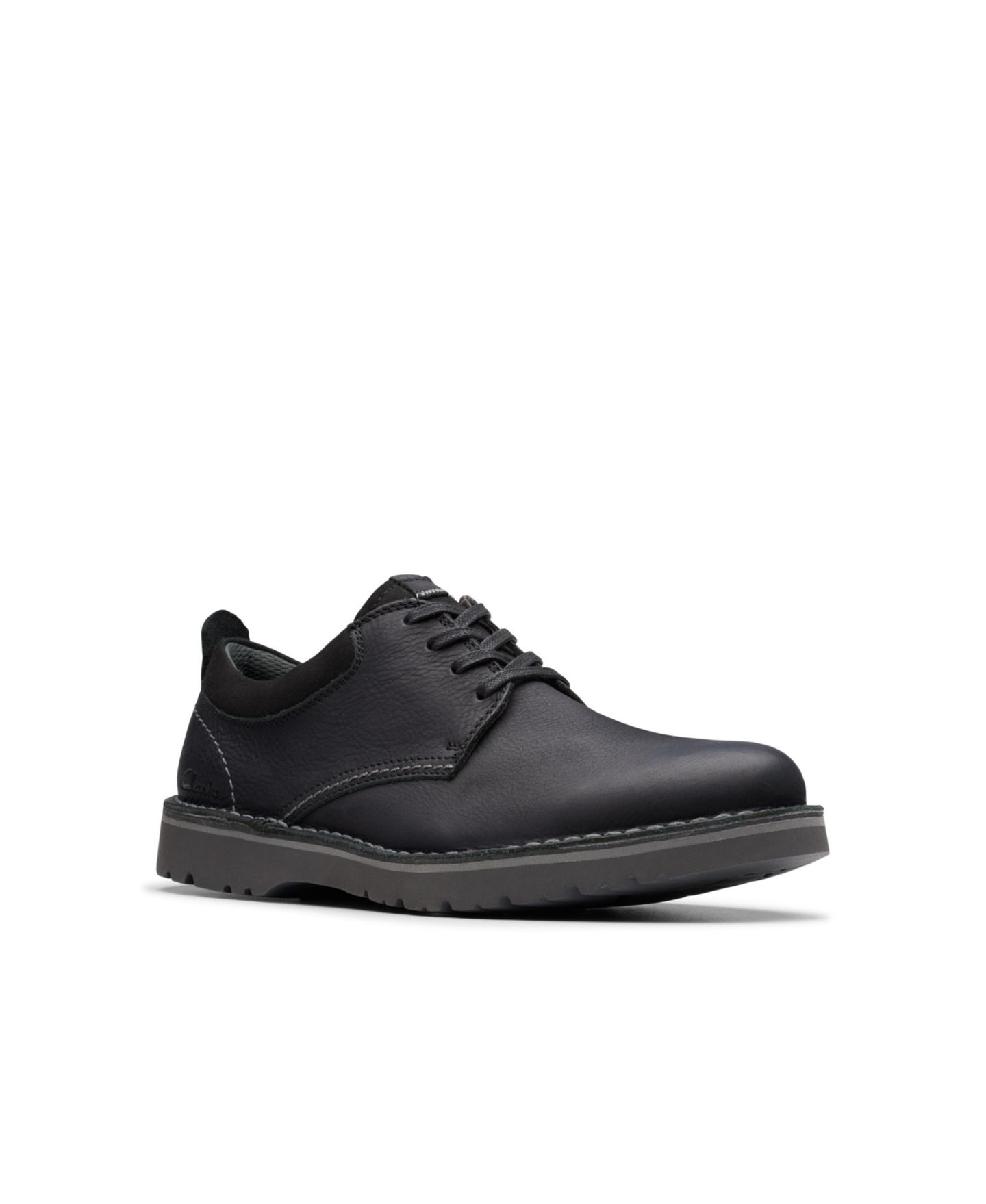 Мужские туфли Clarks Collection Eastridge Low, цвет: Чёрный кожаный — фото 1