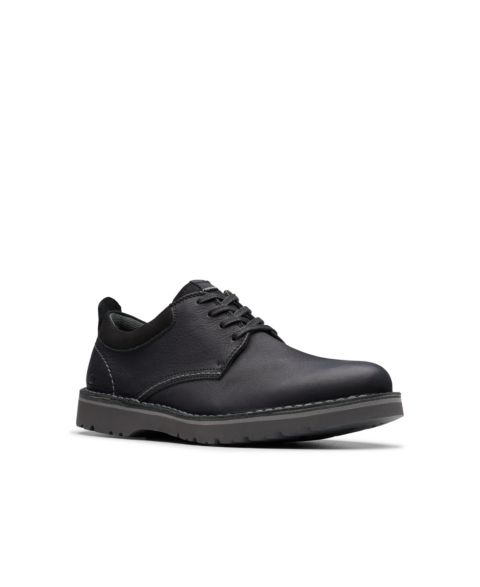 Мужские туфли Clarks Collection Eastridge Low, цвет: Чёрный кожаный