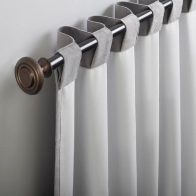 Amherst Velvet Noise Reducing Thermal Extreme 100% Blackout Back Tab Curtain Panel