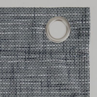 Sun Zero Kline Burlap Weave Thermal Extreme 100% Blackout Grommet Curtain Panel