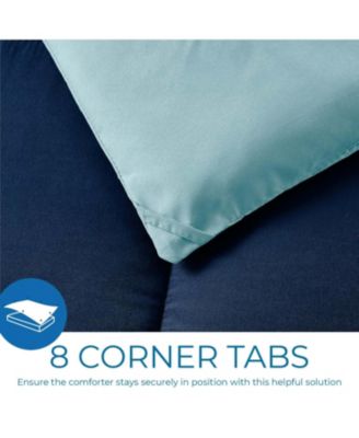 Premium Quilted All Season Goose Down Alternative Comforter with Corner Tabs - Twin XL 68"X92"