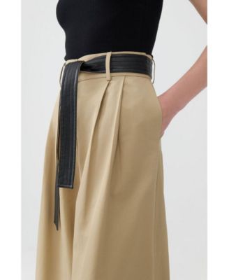 Women's High Waist Pleated Pants