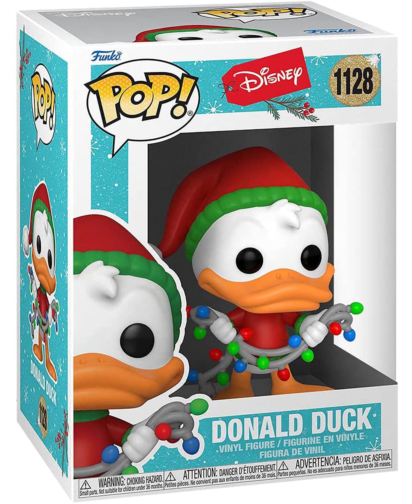 Детская фигурка Funko Pop Holiday Donald Duck 3.75" Vinyl Figure, Ages 3+ — фото 2