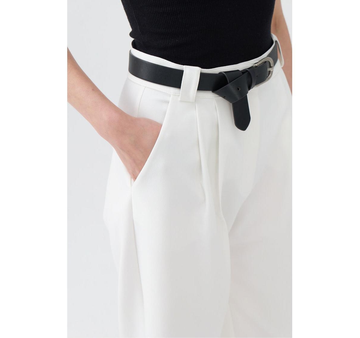 Nocturne Women's High Waist Pleated Pants