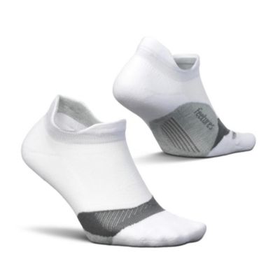Men's Elite Light Cushion No Show Tab - Running Socks for Unisex- Athletic Compression Socks