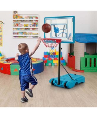 Pool Basketball Hoop 3.8-4.4 FT Adjustable Poolside BasketballGoal System