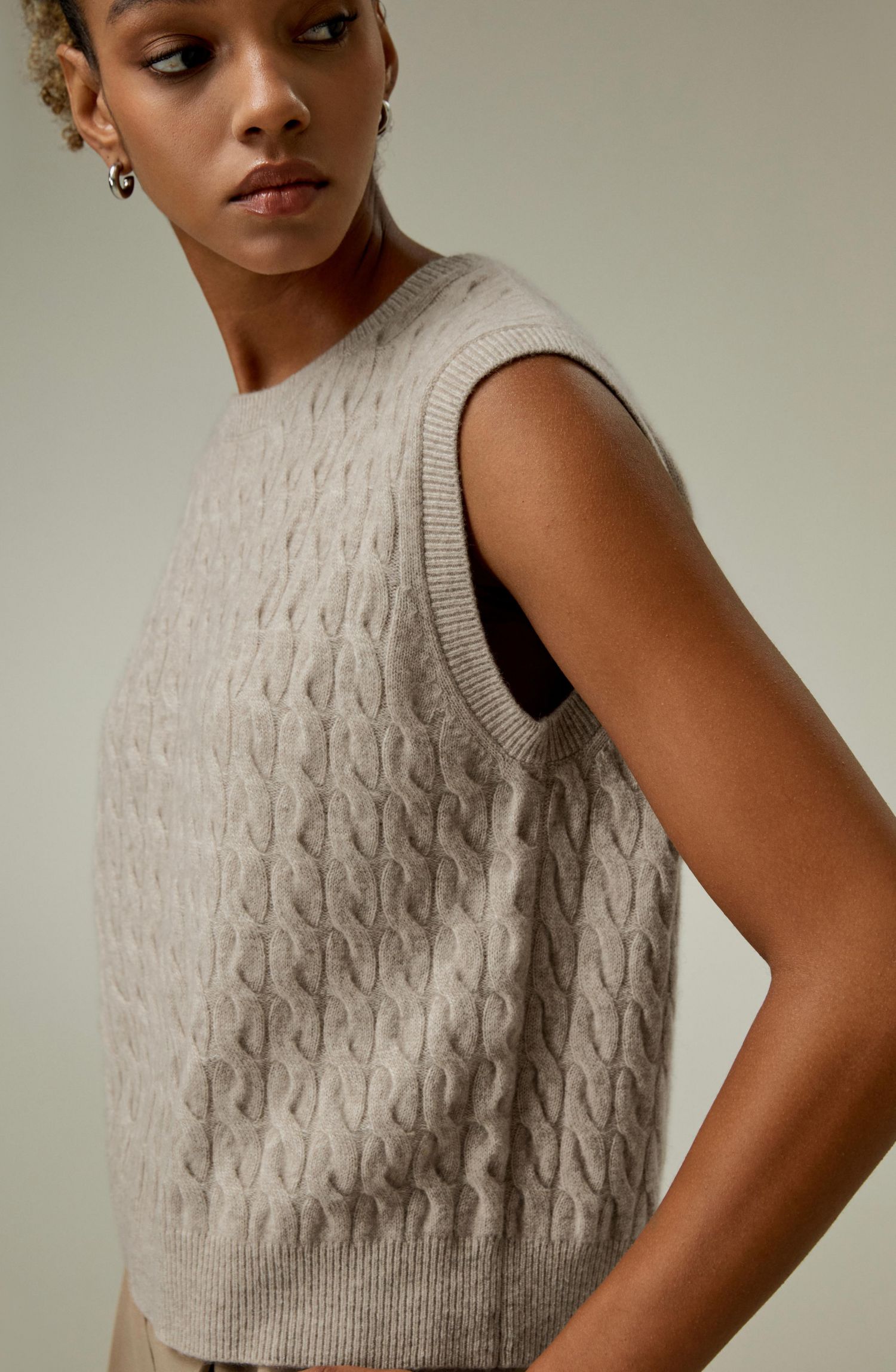 Women's Baby Cashmere Sweater Vest