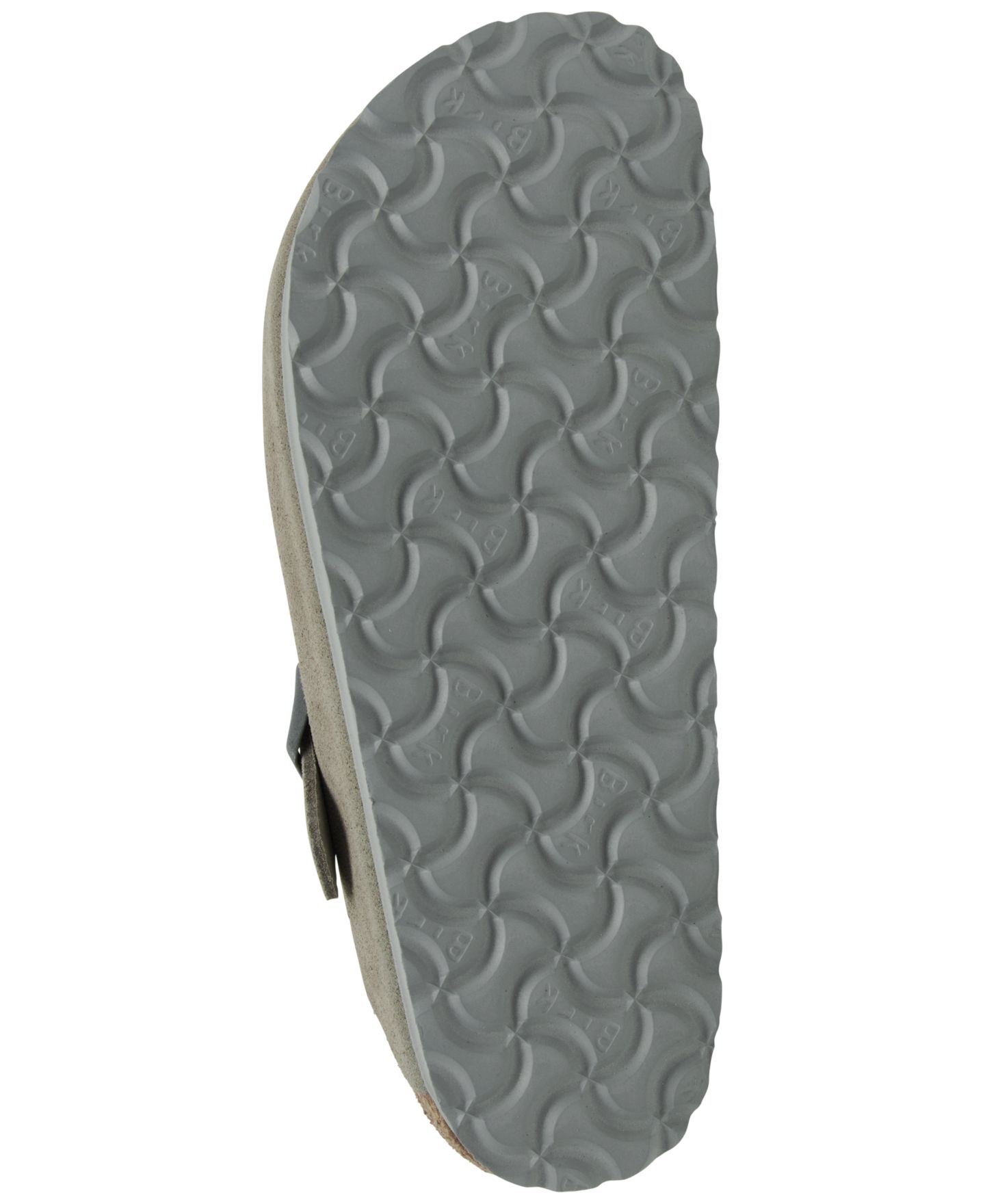 Женские сабо Birkenstock Boston Suede Leather, цвет: Серо-бежевый — фото 2
