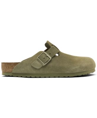 Men's Boston Suede Leather Casual Clogs from Finish Line