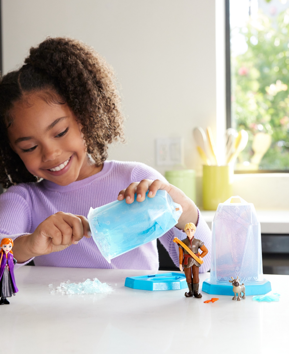Shop Disney Princess Disney Frozen Ice Reveal Surprise Small Doll With Gel In Multi-color