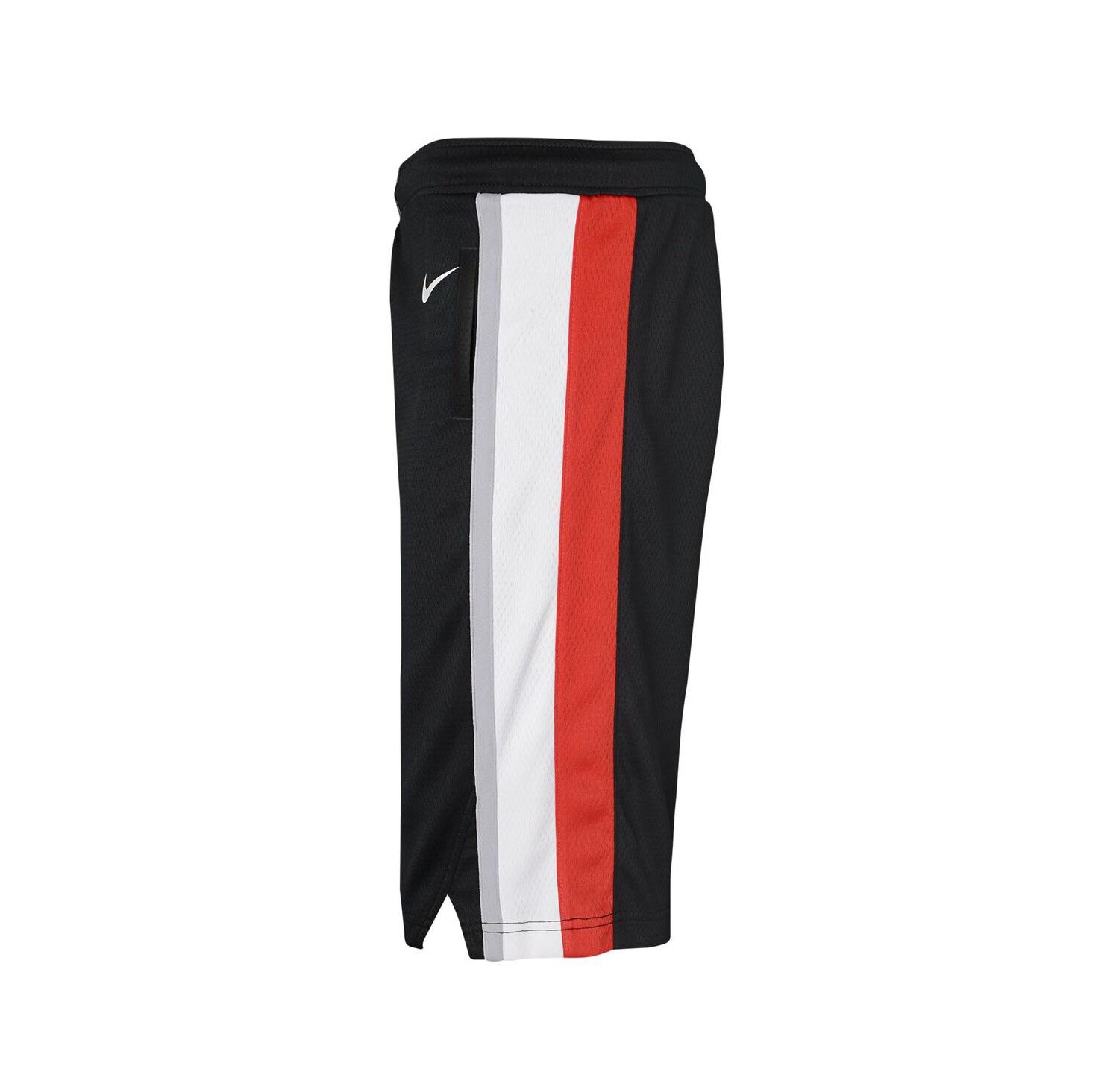 Big Boys and Girls Black Portland Trail Blazers Swingman Performance Shorts – Icon Edition