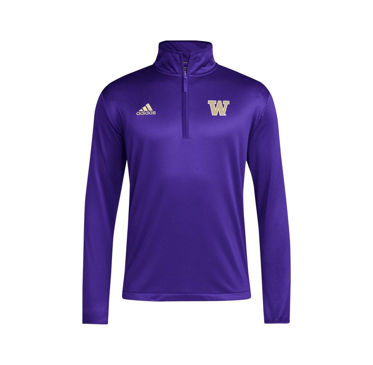 Men's Purple Washington Huskies Coaches Sideline Quarter-Zip Top