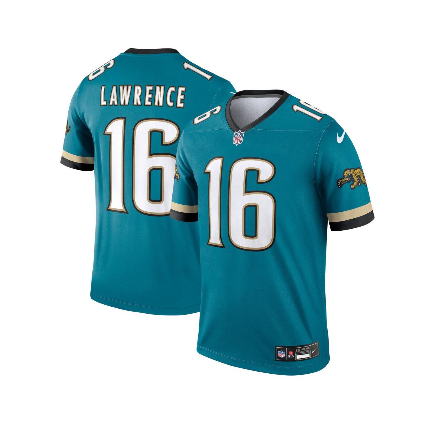 Men's Trevor Lawrence Teal Jacksonville Jaguars Prowler Throwback Legend Jersey