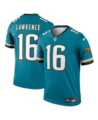 Nike Men's Trevor Lawrence Teal Jacksonville Jaguars Prowler Throwback ...