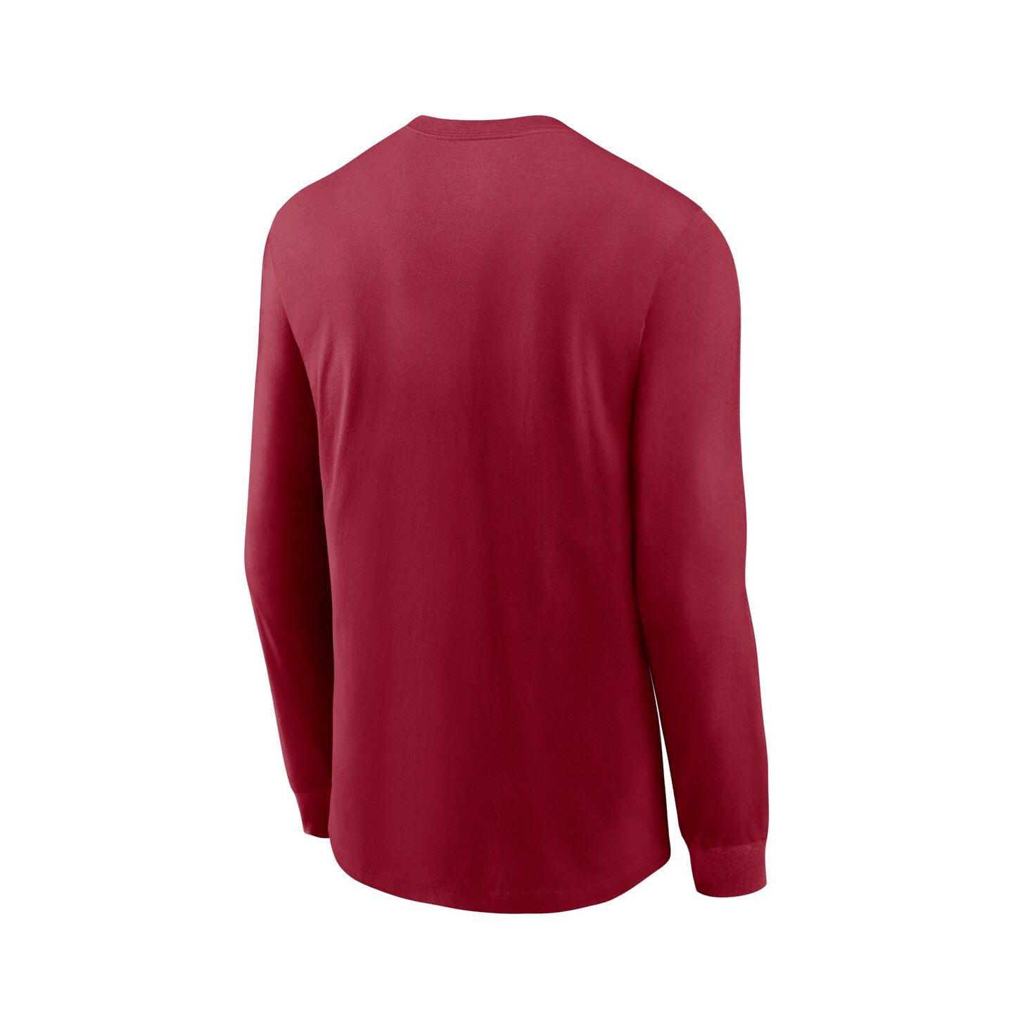 Мужская футболка Nike Cardinal Stanford Cardinal Primary Logo Long Sleeve — фото 2