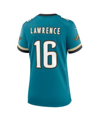 Women's Trevor Lawrence Teal Jacksonville Jaguars Prowler Throwback Game Jersey