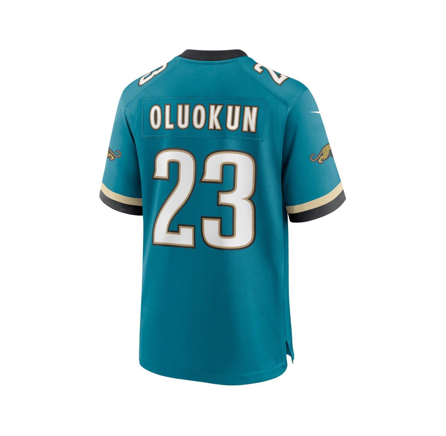 Men's Foye Oluokun Teal Jacksonville Jaguars Prowler Throwback Player Game Jersey