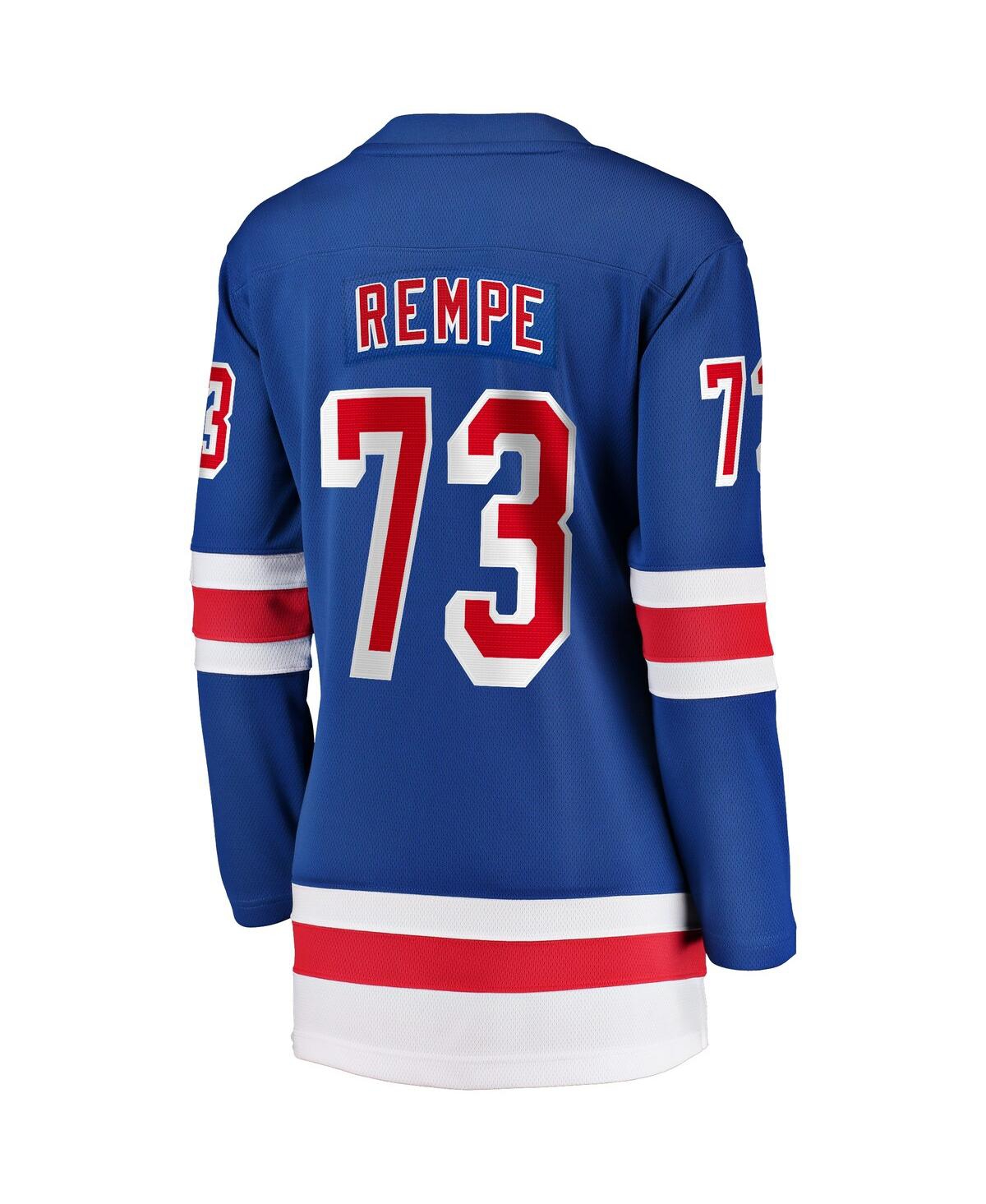 Fanatics Women's Matt RempeNew York Rangers Home Breakaway Jersey - Blue