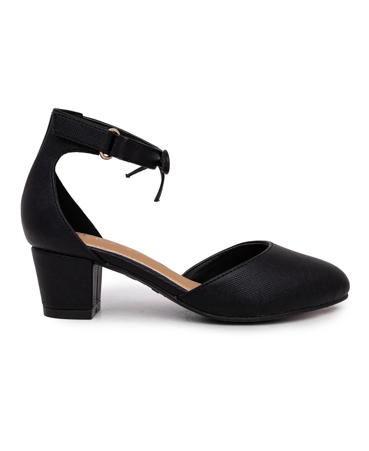 Туфли Sugar Cree Closed Toe Dress Heel для девочек, цвет: Чёрный — фото 2