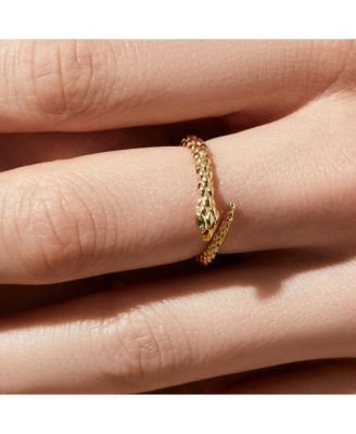 Gold Snake Ring - Cleo