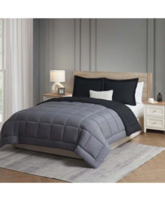 Premium Quilted All Season Goose Down Alternative Comforter with Corner Tabs - Twin XL 68"X92"