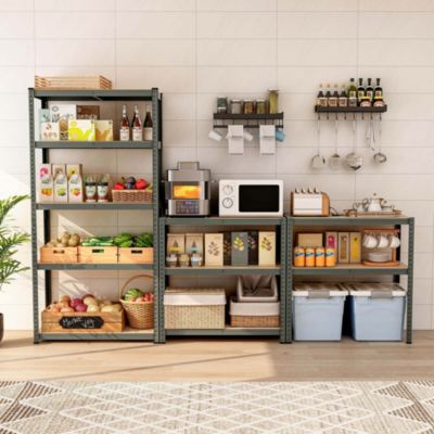 5 Tier Adjustable Garage Shelving Unit with 2000 lbs Max Load for Warehouse