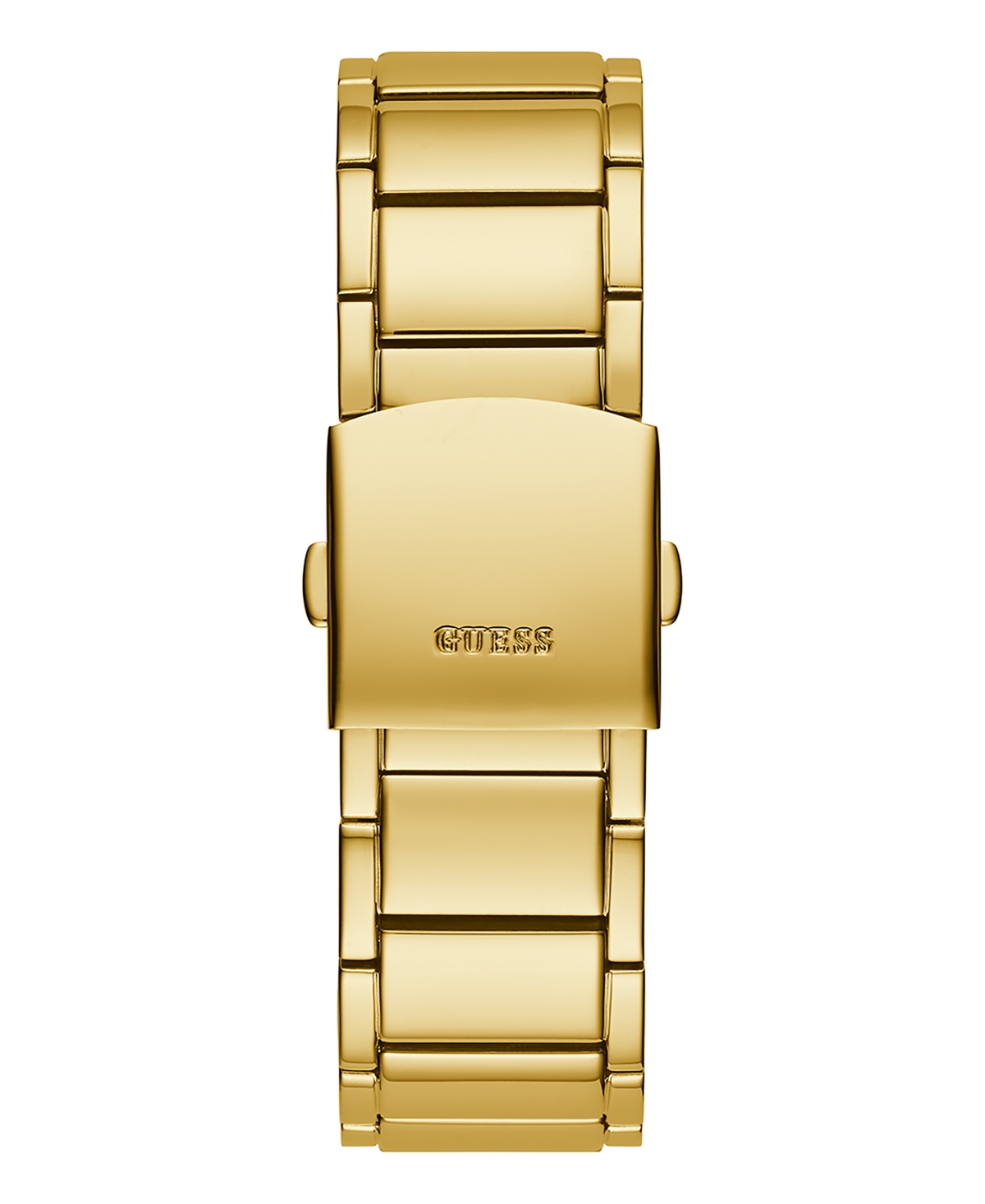 Guess Men's Multi-function Gold Tone Steel Watch, 43mm In Gold Tone