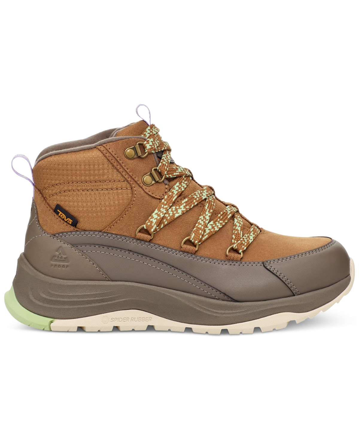 Teva Women's Auroris Sneaker-style Ankle Booties In Feather Grey,acorn
