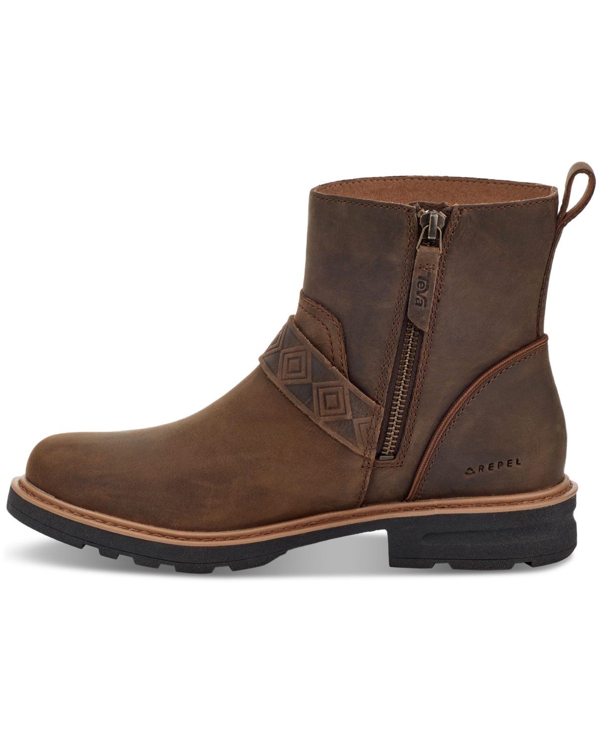 TEVA WOMEN'S ROWENA BLOCK HEEL BUCKLE BOOTIES 