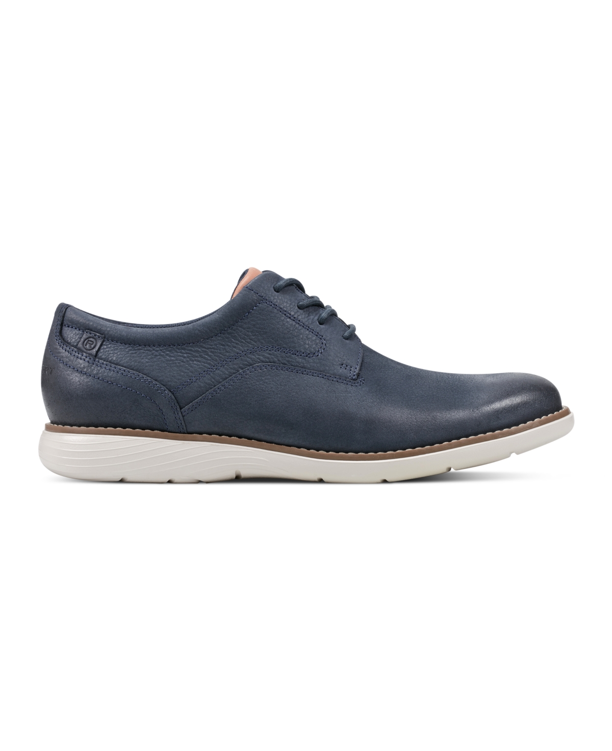 Rockport Men's Garett Plain Toe Oxfords In Dark Blue Leather