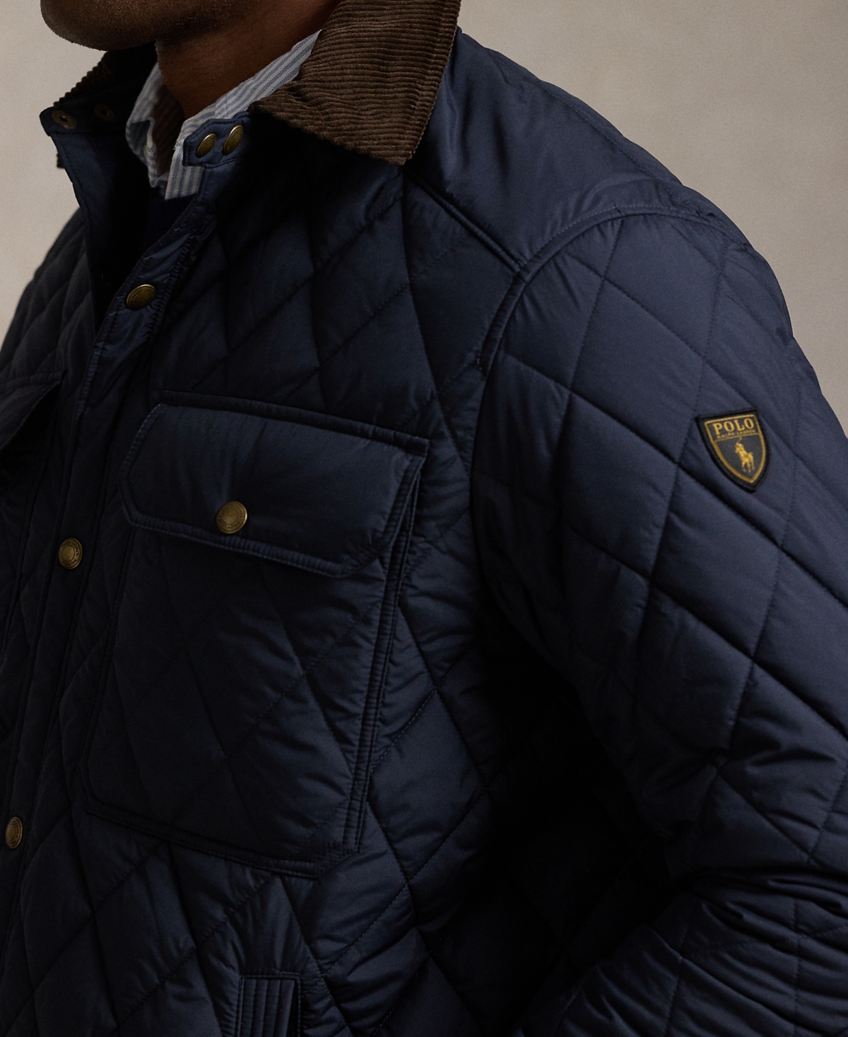 Polo Ralph Lauren Men's Big & Tall Water-Repellent Quilted Jacket