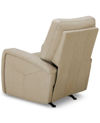 Trolan Leather Power Rocker Recliner, Created for Macy&#39;s