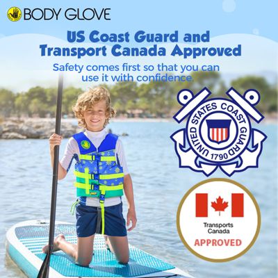 Vision Child Life Vest - Woven Polymer Life Jacket Type III PFD