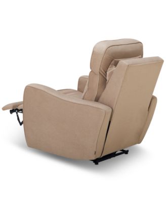 Garso Fabric Wallhugger Power Recliner with Power Headrest and Power Lumbar, Created for Macy's