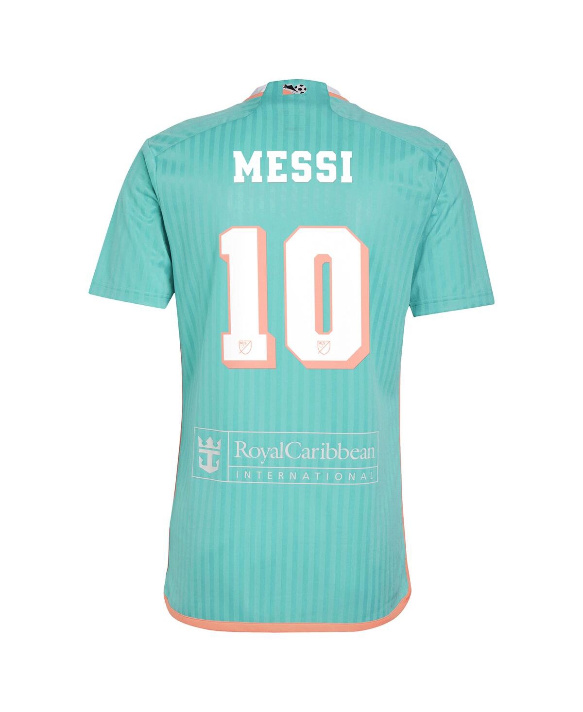 Adidas Men's Lionel MessiInter Miami Cf 2024 Archive Replica Player Jersey - Aqua