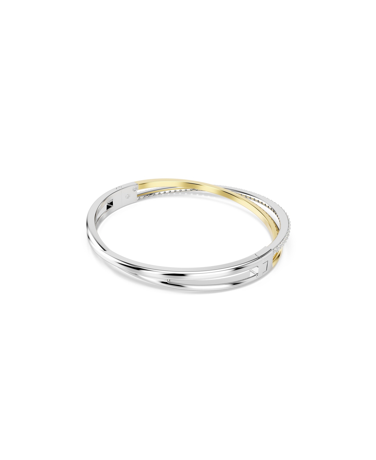 Swarovski Hyperbola Bangle In Gold,silver